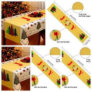 🎄 Christmas JOY Table Runner, 14 x 72 inches, GREAT BUNDLE!!